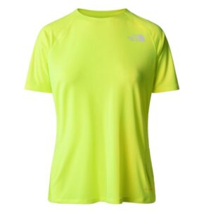 The North Face Summit High Trail Run T-shirt Str: XS (Dame) Gul - T-shirts med reflekser