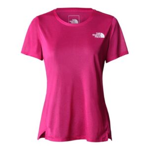 The North Face Sunriser Short Sleeve Shirt Str: XS (Dame) Pink - T-shirts med reflekser