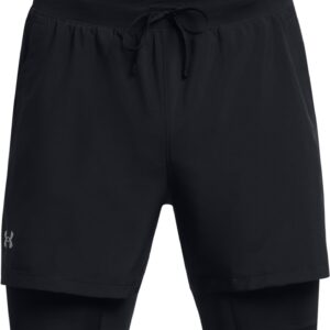 Under Armour Launch 5" 2 In 1 Shorts Herre Sort