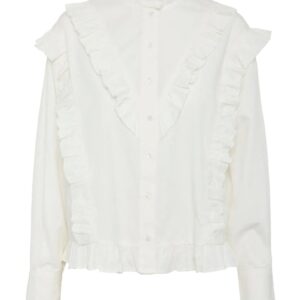 Y.A.S - Skjorte - Yascotco Ls Shirt - Ex Star White