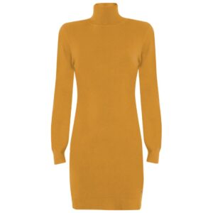 Yes Zee Yellow Viscose Dress