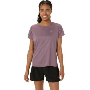 Asics Core SS Top Dame - M, Lilla, Let & Åndbar Løbe-T-shirt til Kvinder