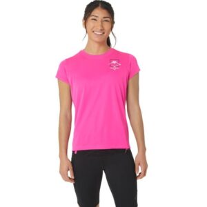 Asics Fujitrail Logo SS Top - Let & Åndbar T-shirt til Trail Løbere (Dame)