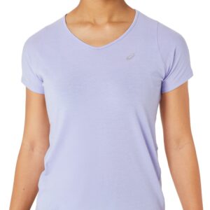 Asics Vneck Løbe Tshirt Dame Blå