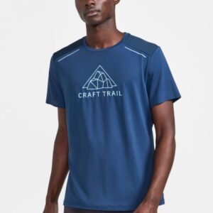 Craft Pro Hypervent T-shirt S Herre - Blå, Letvægts, Åndbar, Perfekt til Løb