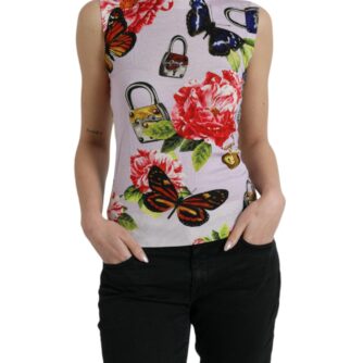 Dolce & Gabbana Elegant Cashmere-Silk Blend Tank Top