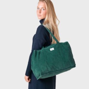 Klitmøller Collective - Beach bag cord - Moss Green - One size