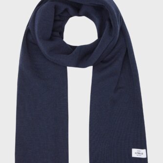 Klitmøller Collective - Fine rib scarf - Deep blue - One size