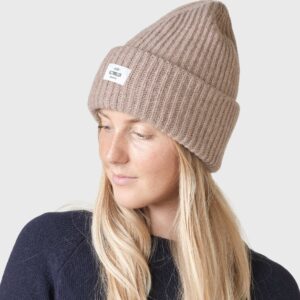 Klitmøller Collective - Wide rib beanie - Sand - One size