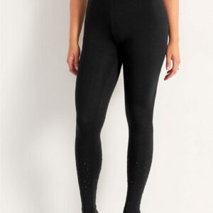 Leggings med skinnende detaljer