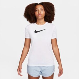 Nike Dri-FIT Regular Heathered Graphic Short Sleeve Tee Hvid - T-shirts