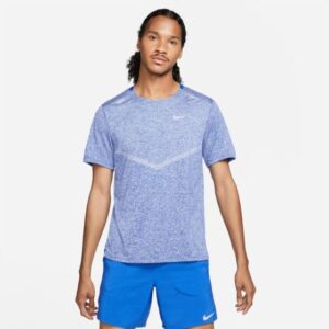 Nike Dri-FIT Rise 365 Short Sleeve Tee Blå - T-shirts