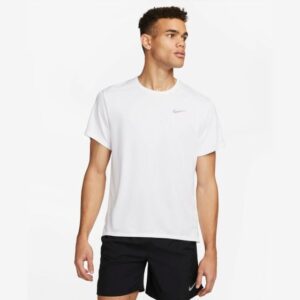 Nike Dri-Fit UV Miler Short Sleeve Tee Hvid - T-shirts