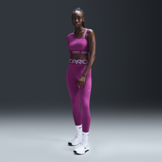 Nike Pro Sculpt-leggings i 7/8 længde med høj talje til kvinder - lilla