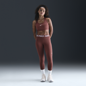 Nike Pro-leggings med mesh-paneler og mellemhøj talje til kvinder - brun