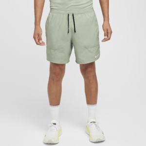 Nike Stride Dri-FIT-løbeshorts med indershorts (18 cm) til mænd - grøn