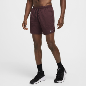 Nike Stride Dri-FIT-løbeshorts med indershorts (18 cm) til mænd - rød