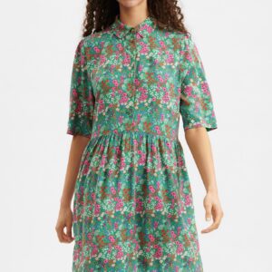 Nümph - NUGRETA SHORT DRESS - Simply Green - 34 - Grøn - Dress