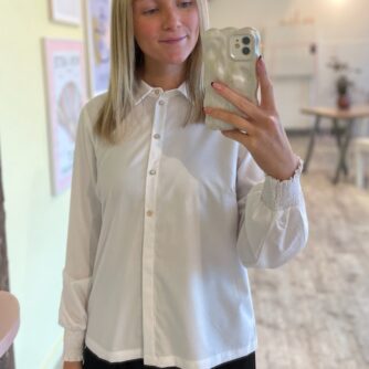 Nümph - Skjorte - NU Tully Shirt - Bright White