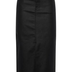 Pieces - Nederdel - PC Paro Mw Coated Long Skirt - Black