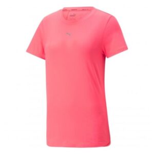 Puma Run Cloudspun Tee - Kortærmet Løbe T-shirt, XS, Rød, Refleksdetaljer til Dame