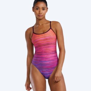 TYR badedragt til damer - Azama Trinityfit - Pink/orange