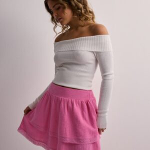 Vero Moda - Pink - Vmnatali Hw Short Lace Skirt Wvn Ga