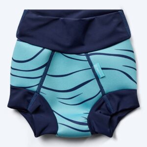 Watery blebadebukser til børn - Neoprene Swim Nappy - Turquoise