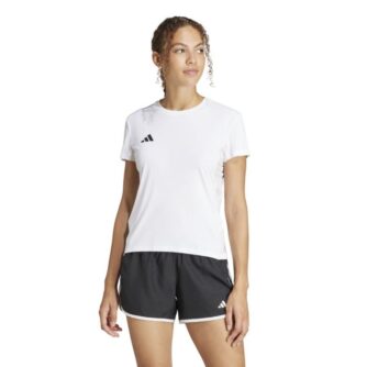 Adidas Adizero T-shirt Str. S Dame - Letvægts, Åndbar og Hurtigttørrende Løbetrøje