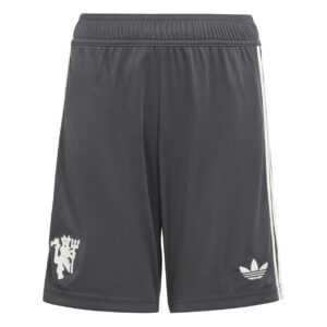 Adidas Manchester United 24/25 3 Shorts Unisex 140 Grå