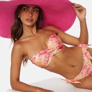 BUBBLEROOM Twisted Bikini Top Coral/Floral 70A