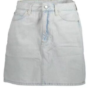 Calvin Klein Chic Light Blue Denim Mini Skirt