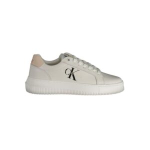 Calvin Klein White Polyester Sneakers