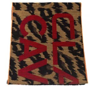 Cavalli Class Brown Wool Herre Scarf