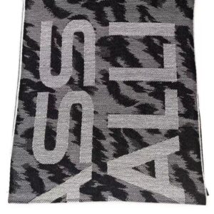 Cavalli Class Gray Wool Herre Scarf