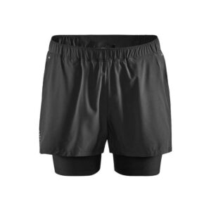 Craft ADV Essence 2-i-1 Stretch Shorts Str. S - Herre, Komfortable og Åndbare Løshorts