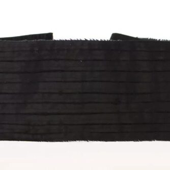 Dolce & Gabbana Black Silk Dames Waist Cummerbund