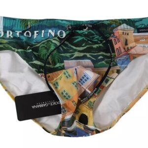 Dolce & Gabbana Multicolor PORTOFINO Beachwear Brief Swimwear