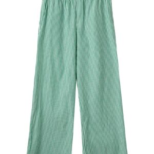 H2O - Bukser - Rønne Essential Pajamas Pants - Green/White (Levering midt december)