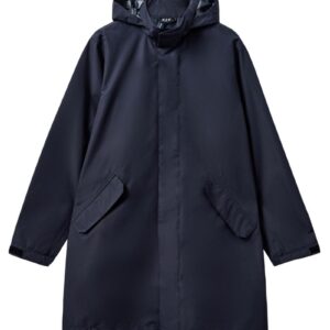 H2O- Regnjakke - Basic Rømø LW Rain Long Jacket - Navy