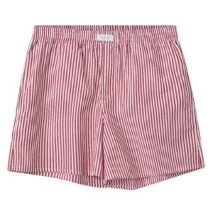 H2O - Shorts - Rønne Essential Pajamas Shorts - Red/White (Levering midt december)