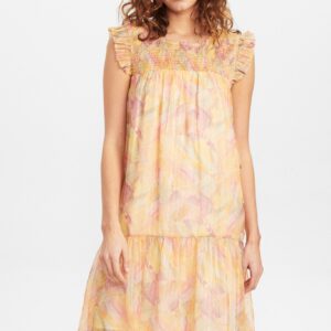 Nümph - NUCATICHE SHORT DRESS - Peach Cobbler - 34 - Gul - Dress