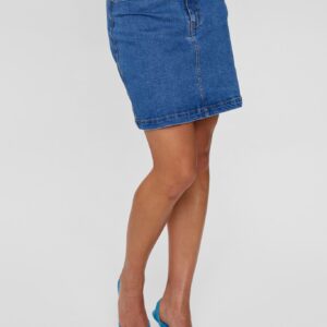 Nümph - NULULU SHORT DENIM SKIRT - Medium Blue Denim - 34 - Blå - Skirts