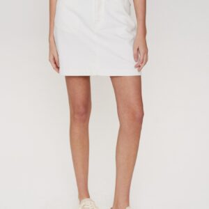 Nümph - NULULU SHORT SKIRT - Bright White - 34 - Hvid - Skirts