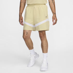 Vævede Nike Icon Dri-FIT-basketballshorts til mænd (15 cm) - brun