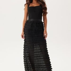 YAS Yaskira Hw Tulle Long Skirt Black XS