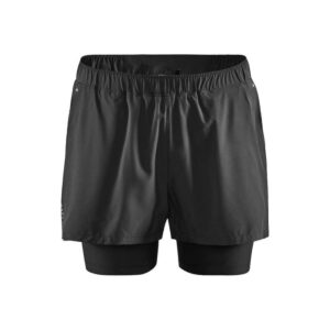 Craft ADV Essence 2-i-1 Stretch Shorts - XXL, Ergonomiske & Svedtransporterende til Herre