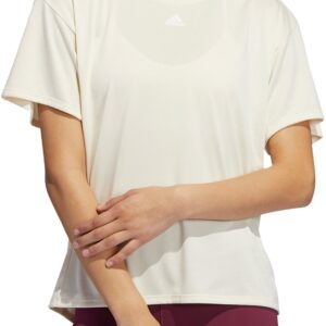 Adidas 3stripes Aeroready Trænings Tshirt Dame Xs Hvid