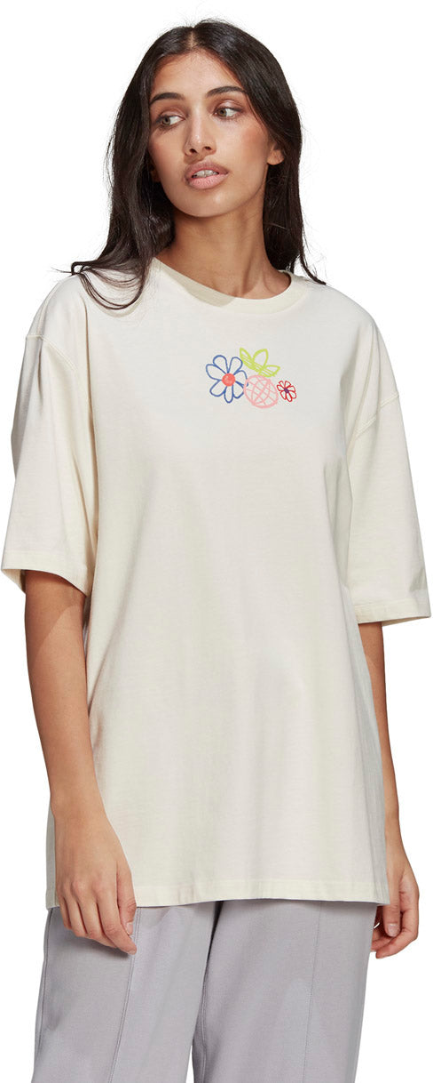 Adidas Adicolor Essentials Tshirt Dame 34 Hvid Adidas Adicolor Essentials Tshirt Dame 34 Hvid