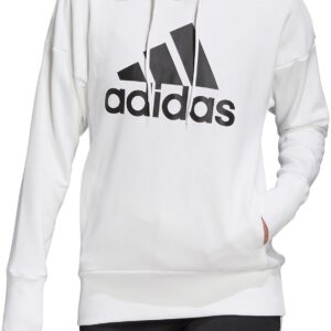 Adidas Badge Of Sport Long Hættetrøje Dame Xs Hvid